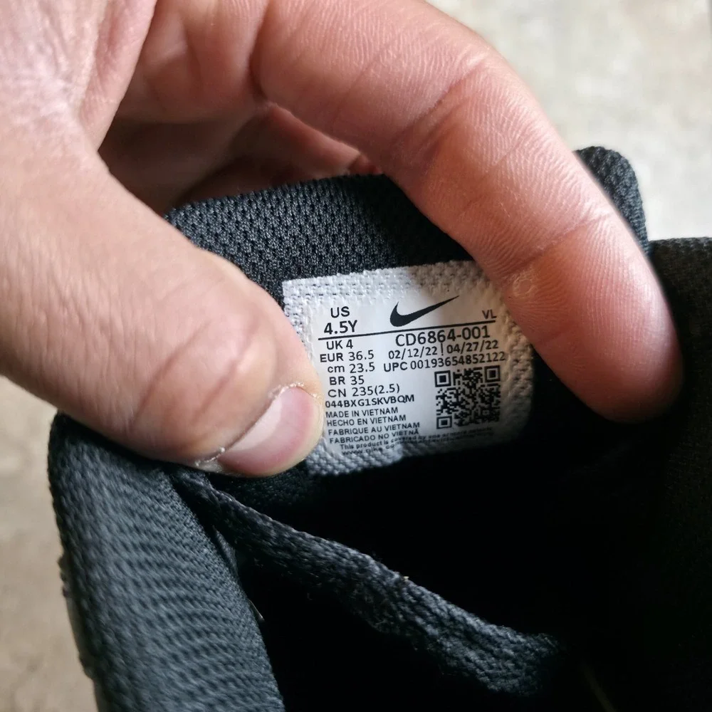 Nike Shoes Womens 6 / Youth 4.5 GS Air Max 90 CD6864-001 Triple Black Sneakers